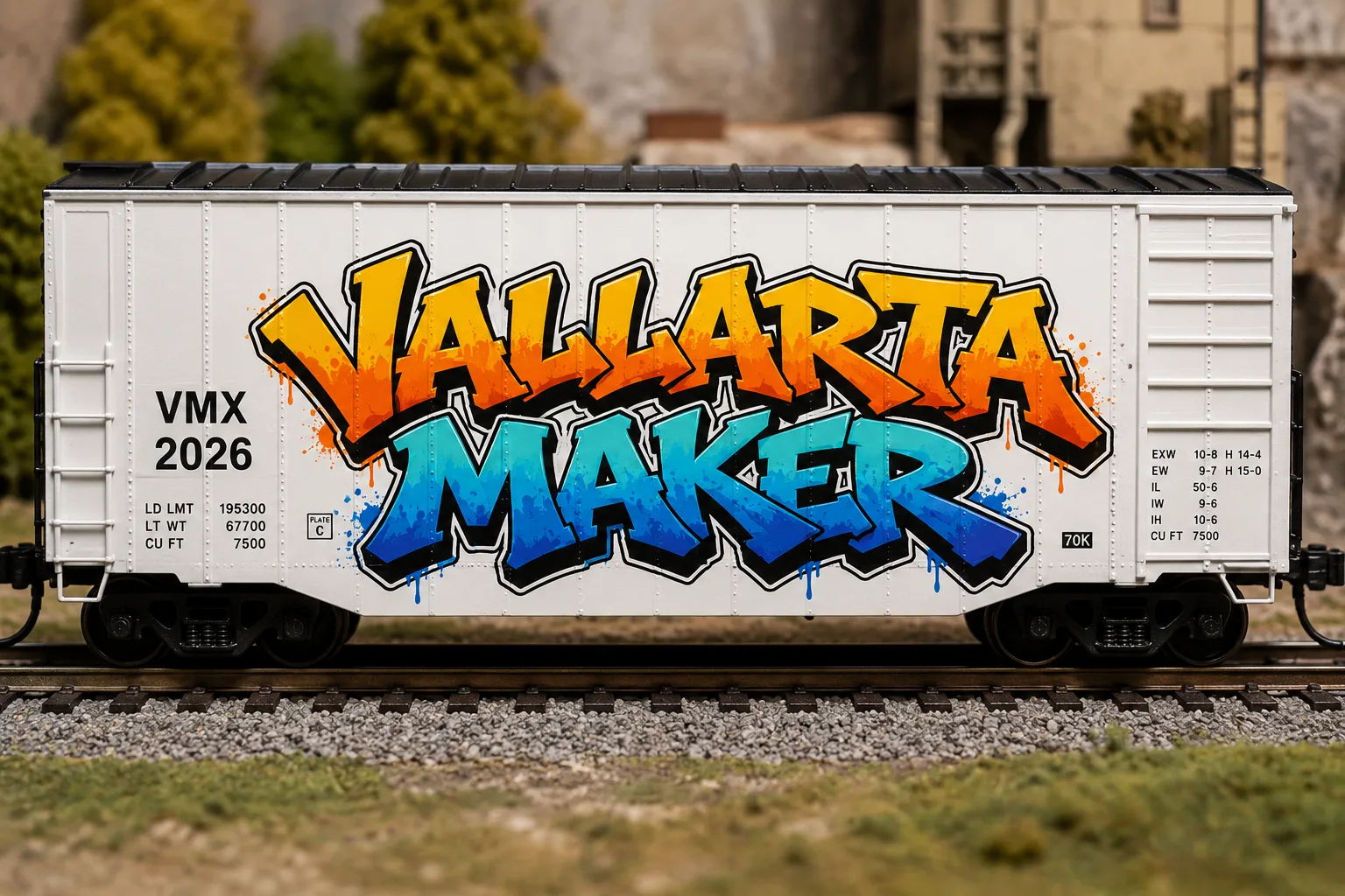 Custom Vallarta Maker model train